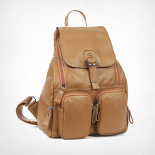 2014 New High Quality Fashion Designer First Layer Genuine Leather Women Backpack Cowhide Travel Bag #MW-Y8813