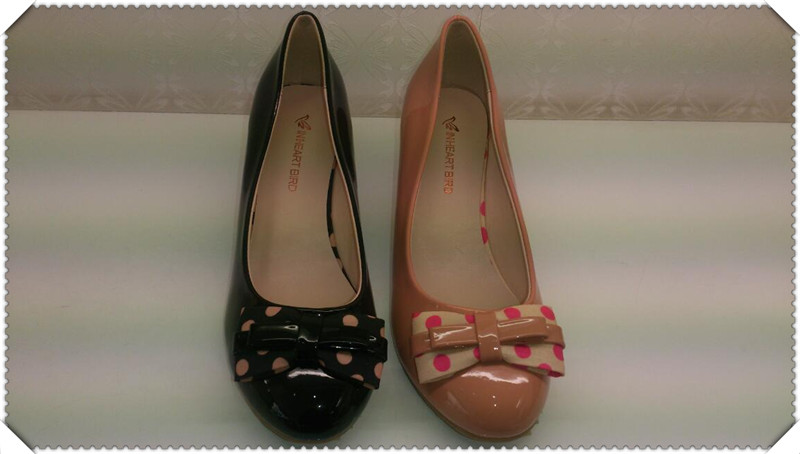 Purchasing agent of special counter spring sweet dot bow women s shoes single shoes 51159