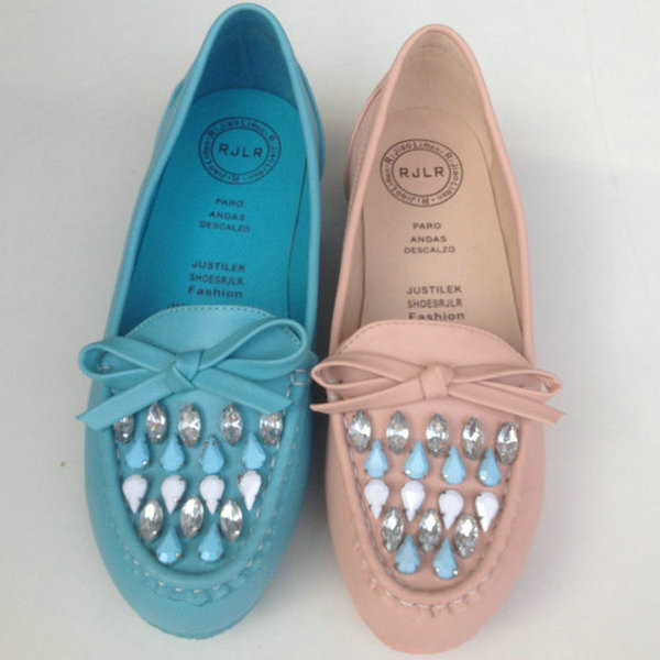 2014 women s spring shoes round toe diamond single shoes low heeled comfortable casual shoes female