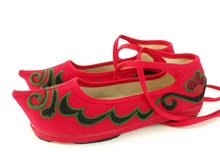 Women’s shoes cotton-made beijing shoes low-top shoes single shoes national trend embroidered shoes dance shoes casual shoes