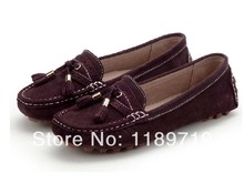 Free Shipping 2014 Hot Sale Women s Driving Shoes Genuine Leather Gommino Shoes Casual Flat Shoes