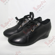 Colorful 2014 spring and autumn women’s genuine leather casual shoes lacing elevator single shoes mother shoes 15072