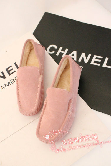 13 square toe comfortable flat bottomed single shoes genuine leather casual plus velvet plush shoes square