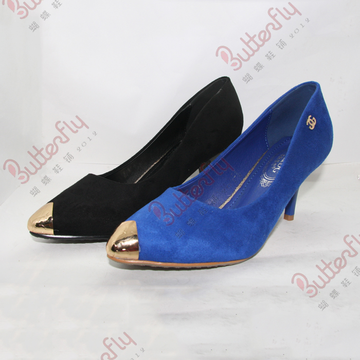 Banquet 2014 spring women s high heeled shoes work shoes 1036 2 velvet women s single