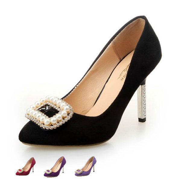 2014 women s spring shoes rhinestone high heeled shoes pointed toe thin heels shallow mouth shoes