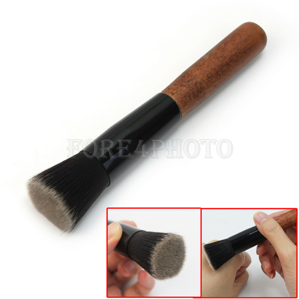 Synthetic Flat Foundation Buffer Cosmetic Makeup Brush Face Liquid Foundation