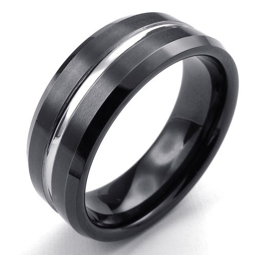 Fashion personalized accessories fashion trend of the male tungsten steel ring boys men s finger ring