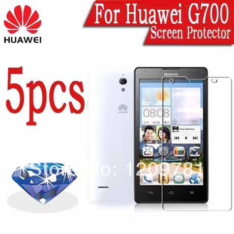 Original 5 inch Diamond Huawei G700 Android Smartphone MTK6589 Quad Core Flashing Screen Protective Film 5pcs