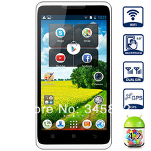 Lenovo A656 Phablet with MTK6589 1.2GHz Android 4.2 4GB ROM WiFi GPS 5.0 inch WVGA Screen