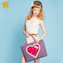 2014 Fashion Summer Country Style Fabric Woman Messenger bag Exquisite Applique Lady Handbag Cute Shopping bag