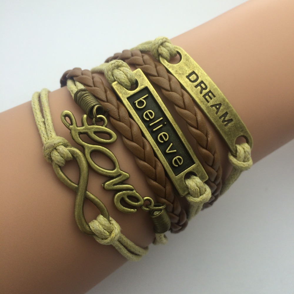 AB026-Fashion-jewelry-leather-Double-infinite-multilayer-bracelet ...