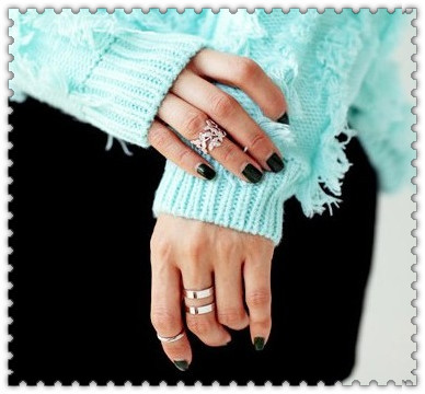 New Fashion jewelry hollow flower finger ring set for women girl lovers gift wholesale 1set 3pcs