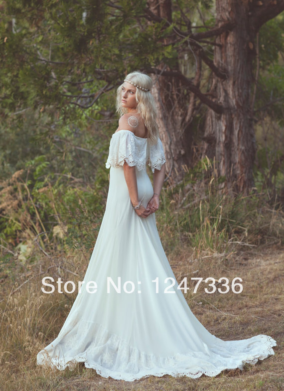 Bohemian Wedding Dress Bohemian Hippie Wedding Dresses Bohemian Wedding Dress