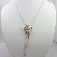 Fashion Crystal flower petals necklace for women luxury statement brand stud necklace new design jewelry
