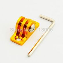 Aluminum Flat Bottom Adapter Mount for Gopro Accessories HD Hero 2 3 3 GOLD gopro 0082G