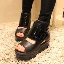 2014 platform platform sandals fashion velcro women’s open toe shoes gladiator