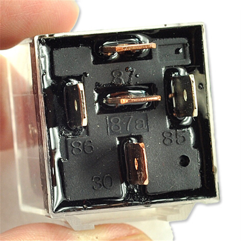 Купить 5pcs автомобилей Авто 12 вольт 12v 60А 60 ампер прозрачный spdt ...