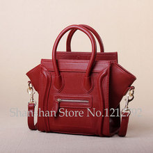 9 colors 2013 hot sale fashionable women’s handbag Phantom smiley bags one shoulder cross-body wine red  bag vintage handbag 044