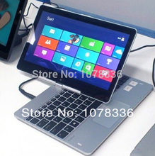8G RAM 320G HDD 11.6 inch rotating screen laptop touch screen ultrabook  Celeron dual core 1.8Ghz Win7/8 free shipping