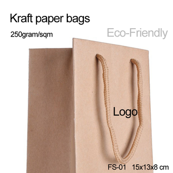 no paper Kraft with paper handles food  grocery bags  kraft  brown for handles boxes custom bags