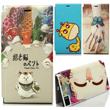 illustration PU Leather chuck flip case for Xiaomi m3 case MIUI Xiaomi mi3 case painting pattern phone case cover