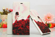 illustration PU Leather chuck flip case for Xiaomi m3 case MIUI Xiaomi mi3 case painting pattern