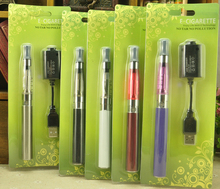 CE4 E-cigarette with green cardboard packaging  include CE4 atomizer eGo-T Battery