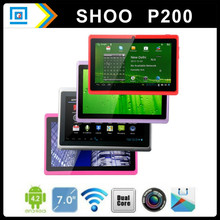 7 inch android tablet pc A23 Q88 android 4.0 DDR3 512MB ROM 4GB Wifi dual Camera Low Price