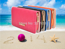 10PCS lot wholesale  HOT selling high quality multi-function phone pouch case women wallet fashion purse