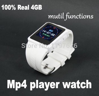 Мода! 100% высокое качество настоящее 4 ГБ часы Mp4 плеер, Ad688 мини-экрана спорт FM + E - книга + регистратор