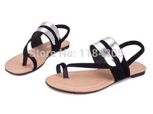 FREE SHIPPING Women Slippers Sandals summer flat sandals new 2014 Fashion Shoes Women s Flat Shoes