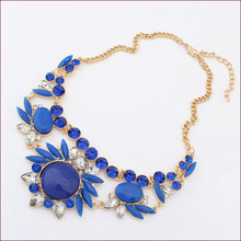 6 Colors Free Shipping 2014 Ethnic Joker Acrylic Charm Necklaces Pendants Fashion Jewlery Items Statement Jewelery