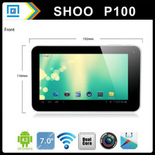 Factory Wholesale 7 Cheap Dual Core Tablet PC Allwinner A23 Android 4 2 eBook Mid with