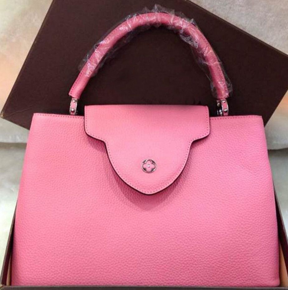 2014 brand women leather handbags 35cm genuine leather women totes women handbag designer new arrival brand