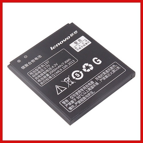 ChinaStock Original Lenovo A820 A820T S720 Smartphone Lithium Battery 2000mAh BL197 3 7V Save up to