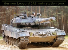 Free EMS Germany Leopard 2 A6 Tank 1 16 Scales 2 4G Remote Control Simulation Smoking