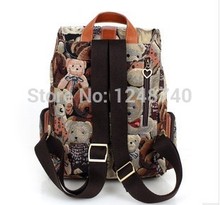 The new 2014 Japan and South Korea female canvas backpack fashion female package