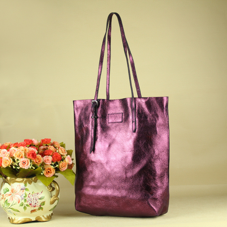 Free Rushed Shipping 2014 Korean Version of The Candy colored Fashion Trendy Burst Crack Leather Shoulder