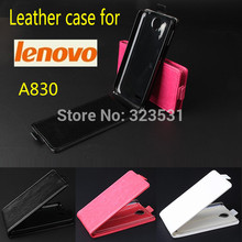 Free Shipping High quality 5 inch Lenovo A830 Smartphone Multi Colors Flip Cover Leather Case Case