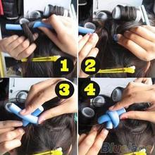 10Pcs set Curler Makers Soft Foam Bendy Twist Curls DIY Styling Hair Rollers Tool for Women