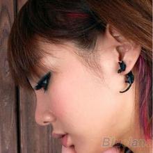 1 PCS Popular Long Tail Small Leopard Cat Puncture Girls And Boys Stud Earrings for Men