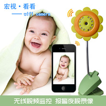 Sun Flower Wifi IP Camera DVR Baby Monitor Mic Night Vision For Andriod Smartphone