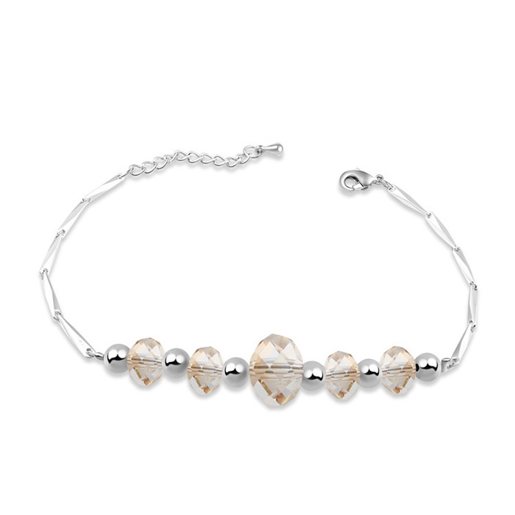 2014 New Hot! White Gold Plated Women Bracelets Bangles Cheap Austrian ...