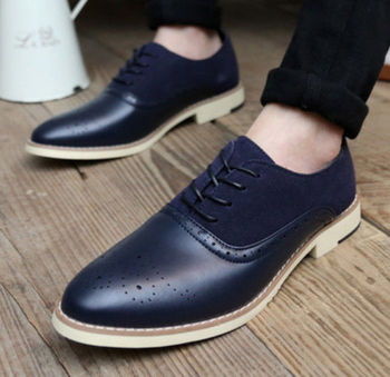 S706-Men-s-Casual-Leather-Pointed-Lace-U