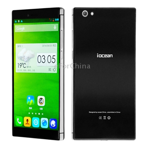 Original Brand Iocean X8 Black 5 7 inch 3G Android 4 2 2 Phablet MTK6592 1