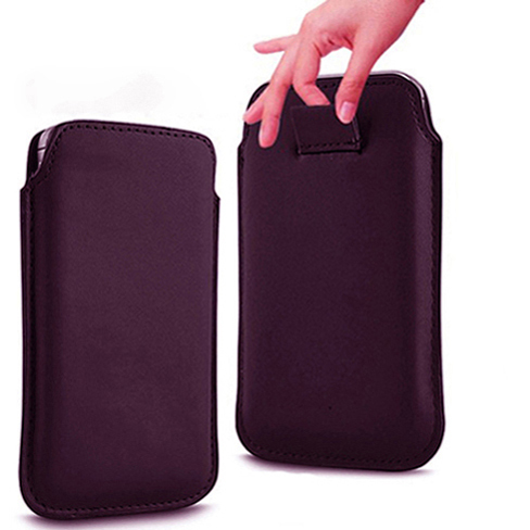 13 Colors Pull Up Rope Slim PU Leather Pouch phone bags cases for lg l90 Cell