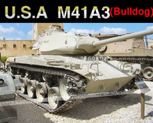 Free EMS U S Army Bulldog M41A3 Tank 1 16 Scales 2 4G Remote Control Simulation
