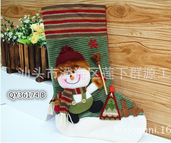 ... Christmas Snowman socks Marry Christmas Decoration Supplies Sock