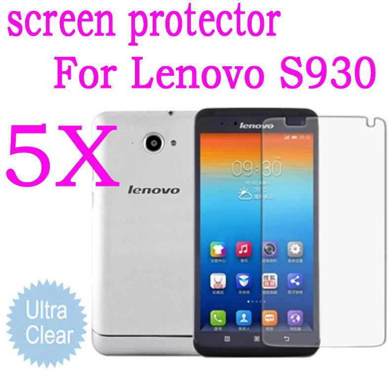 Original Smartphone Lenovo S930 Quad Core 6 0 screen protector 5pcs ultra clear Screen Protective Film