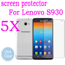 Original Smartphone Lenovo S930 Quad Core 6.0″ screen protector,5pcs ultra-clear Screen Protective Film for Lenovo S930,HOT